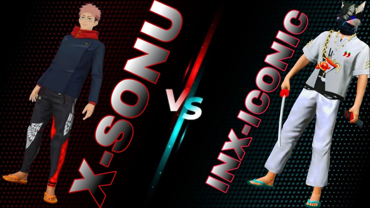 X-SONU VS INX-ICONIC💀  FREESTYLE PLAYER 🥵 CUSTOM 1V1 CHALNGE X-SONU COME BACK 🥷