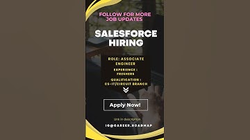 Salesforce is hiring for Associate Engineer | Off Campus Drive | Salesforce hring 2023