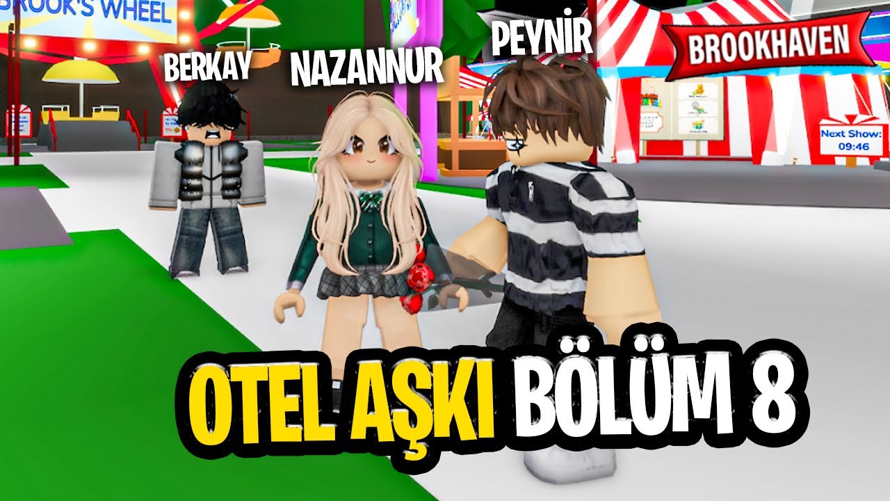 OTEL AŞKI: NazanNur ile Berkay DÖNME DOLAPTA MAHSUR KALDI! | BÖLÜM 8 roblox brookhaven 🏡rp