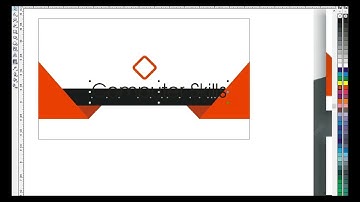 Visiting Card Design in Corel Draw || Corel draw 11 || Visiting card design