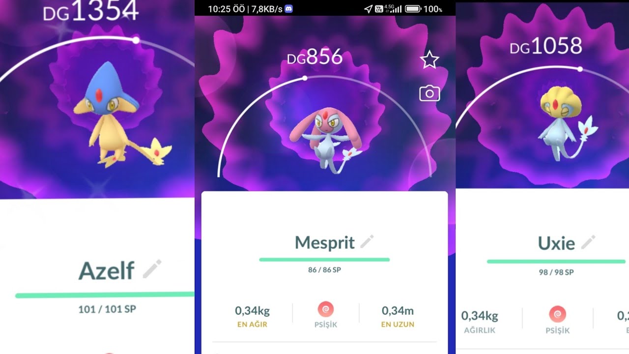 Machine Azelf Pokemon Go Azelf,Mesprit Ve Uxie Nasıl Alınır? Doğada Efsanevi ...