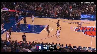 Knicks guarding VJ Edgecombe this regular season #alwaysknicks