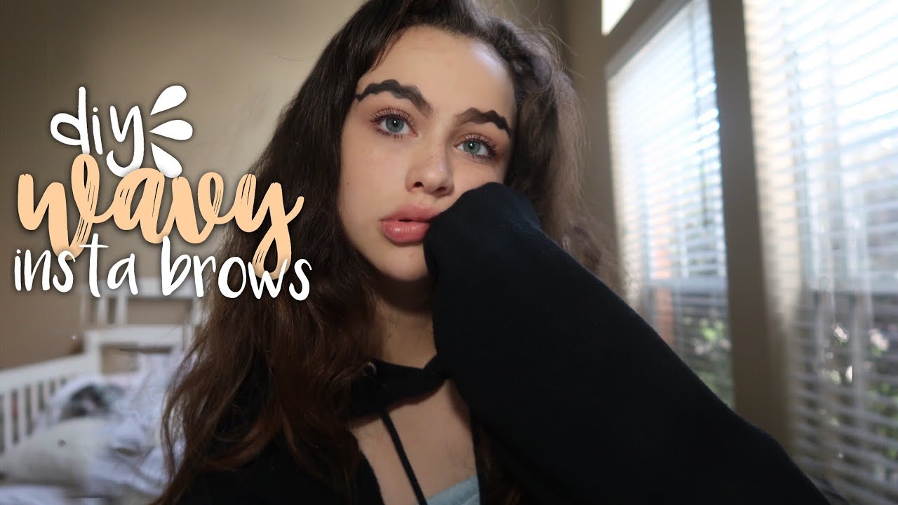 SQUIGGLE WAVY BROWS TUTORIAL No Photoshop YouTube