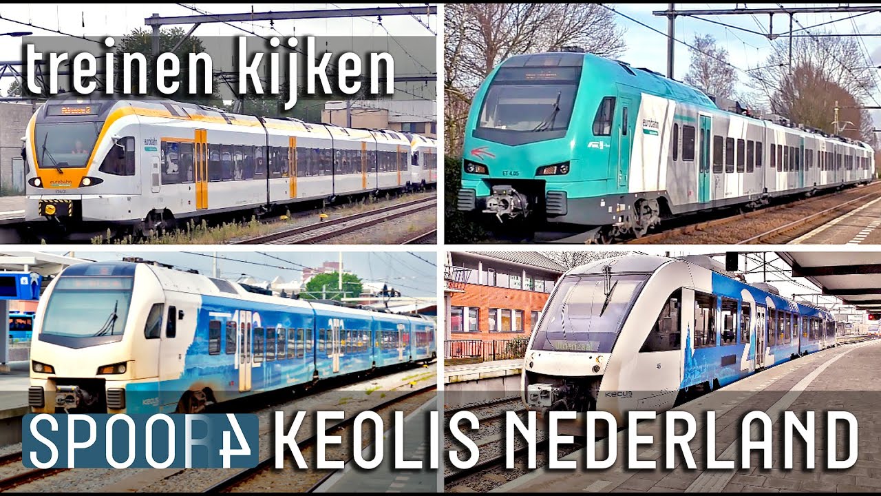 TREINEN KIJKEN: Alle KEOLIS TREINEN in NEDERLAND