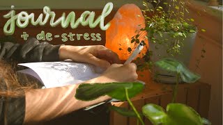 📝 10 minute guided journal with me | de-stress, reflect, and relax! 🧚