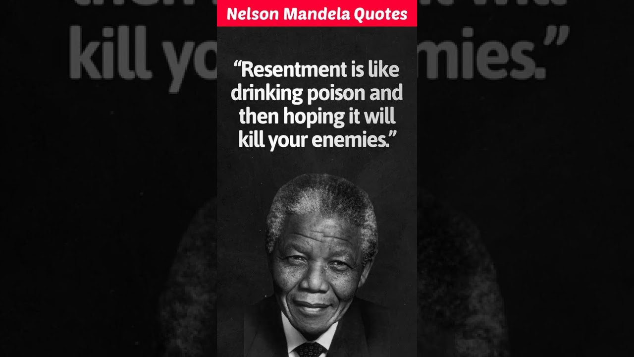 Resentment is like drinking... | Nelson Mandela Quotes | Quotes Status | 