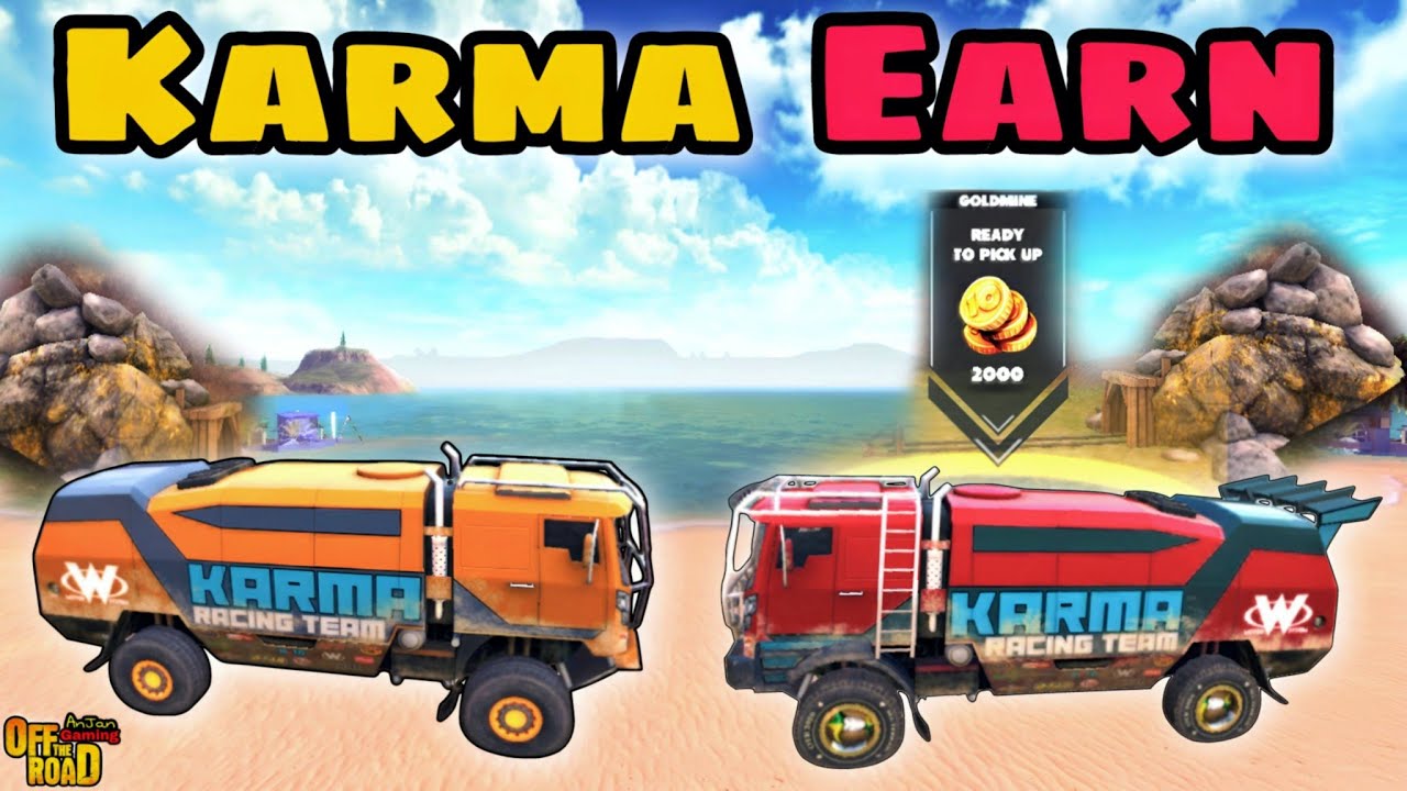 OFF THE ROAD New Players Best KARMA Truck Earn Coins 😉 || Otr V1.17 Karma Truck Gameplay😮❤️
