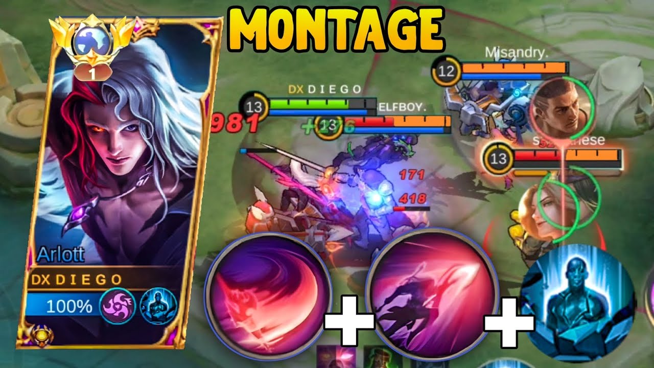 (Arlott montage mlbb) + petrify🔥🔥
