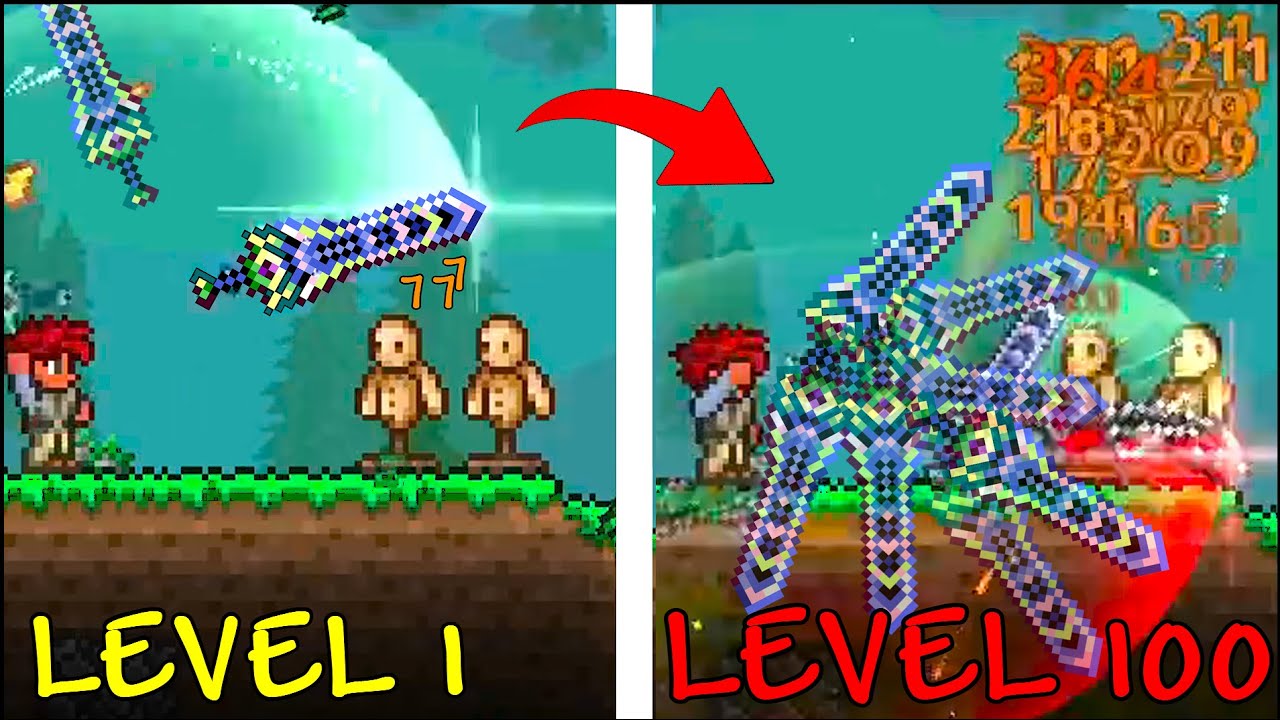 Terraria, But I Start With 1 Damage Zenith...