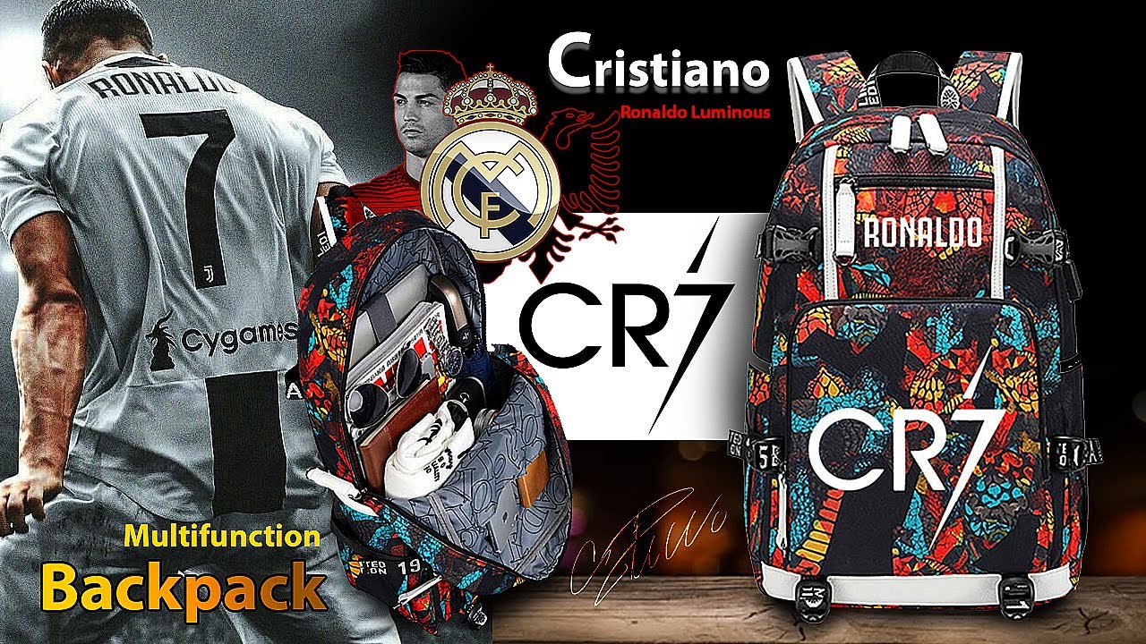 Cristiano Ronaldo Luminous Multifunction Backpack CR7 #gadgets2024 # ...