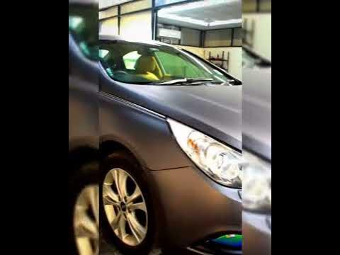 Hyundai sonata wraped in to satin grey #dreamachinechennai #wrap #