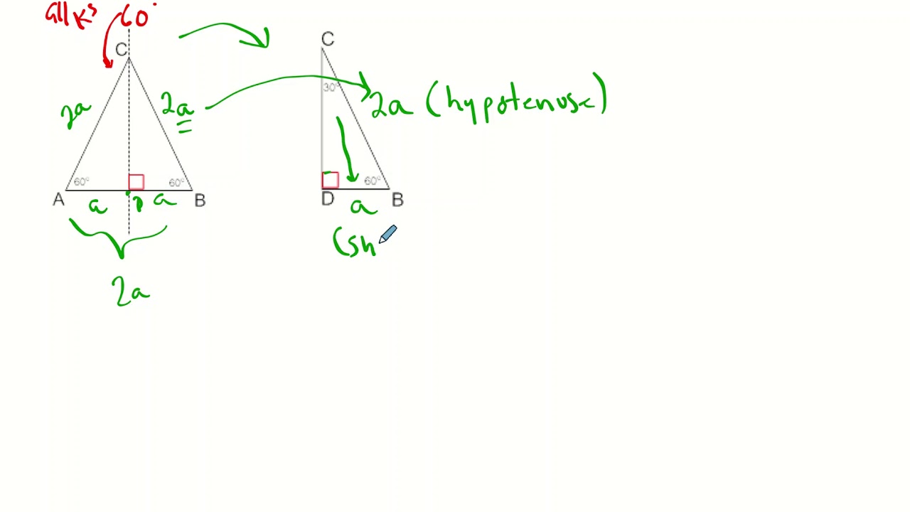 Chapter 10 Section 2 Notes Special Right Triangles P2 - YouTube