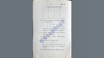 MECE-001: Econometric Methods || ignou || June 2024