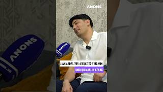 Jaloliddin Ahmadaliyev: faqat to’y uchun ijod qilmaslik kerak #anons #ozbek #konsert