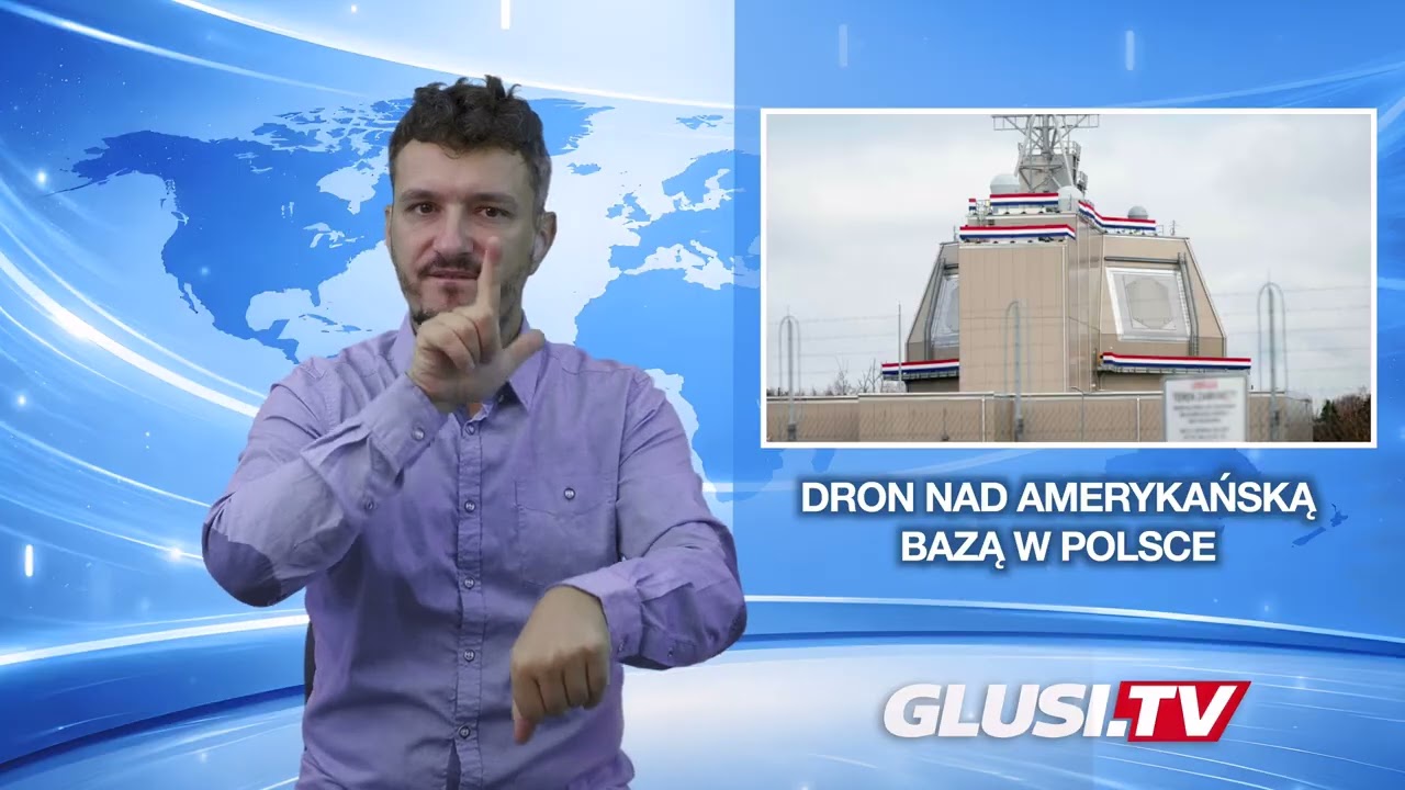 Dron nad amerykańską bazą w Polsce