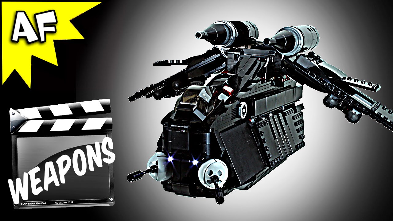 Custom BLACK OPS Republic Gunship WEAPONS, Star Wars MOC - YouTube