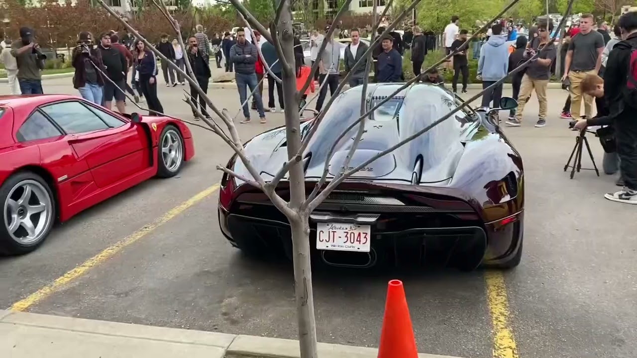 Koenigsegg Regera at Euro cars and coffee Calgary