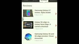 gsm arena - android web app screenshot 2