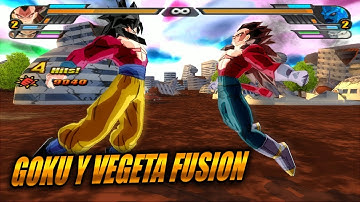 Goku SSJ4 and Vegeta SSJ4 Fusion potara | DBZ Budokai Tenkaichi 3 ZhiendZ