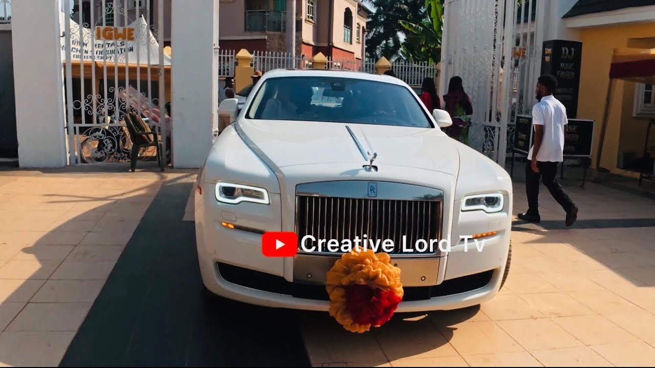 The Son of Billionaire Igwe Charles Ezudogu, Charley Rolls Royce got wedded to his pretty wife.
