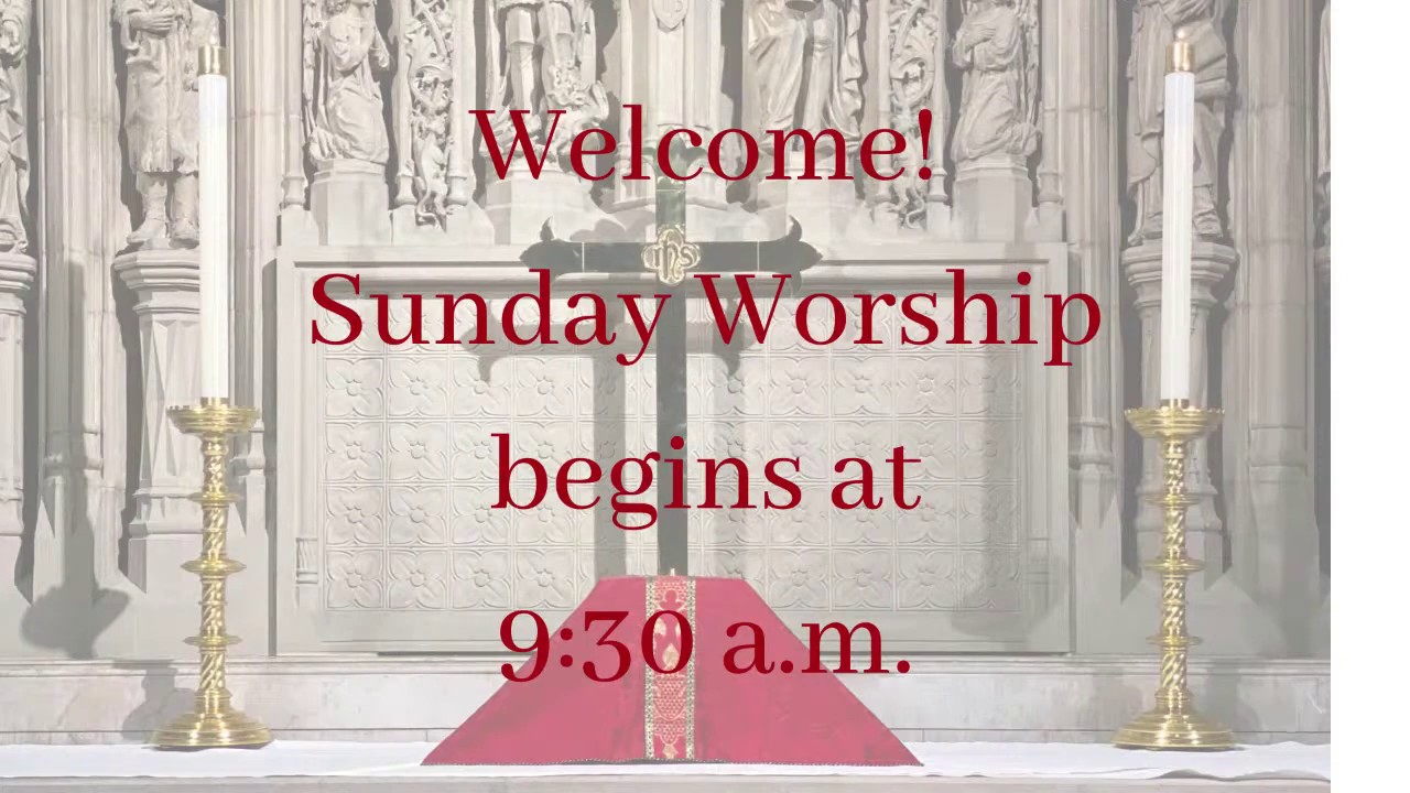 Holy Eucharist Sunday, May 31, 2020 Pentecost Sunday - YouTube