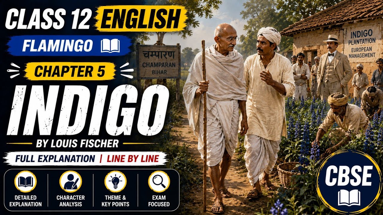 Class 12 English Chapter 5 | Indigo Full Explanation | @sparrology ...
