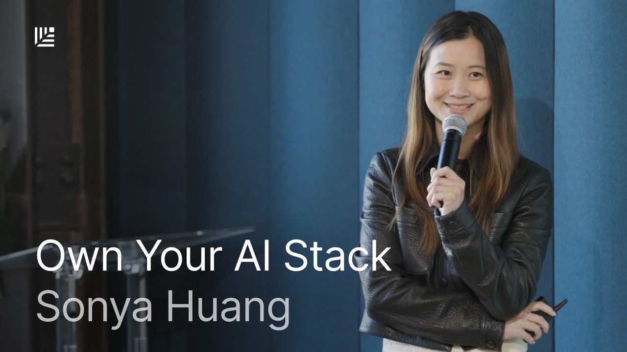 Video thumbnail for How Companies Are Building Their Own Intelligence | Sonya Huang, Sequoia Capital
