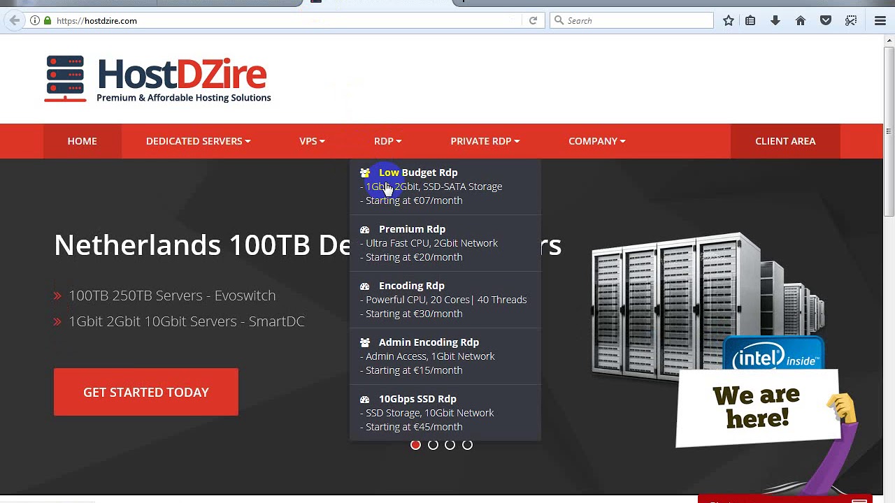 How to check or use credit using hostdzire.com client area