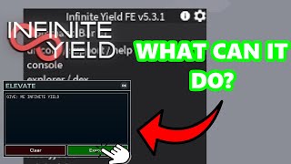 INFINITE YIELD SHOWCASE WITH ELEVATE SS | ROBLOX SERVER SIDE EXECUTOR 2024