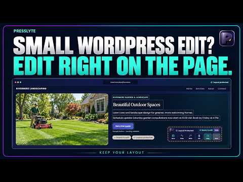 Edit WordPress Content Directly on the Page With Presslyte