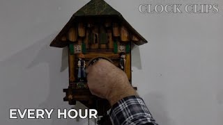 Every Hour on a Vintage Cuckoo Clock | 1β12 Cuckoo Chimes