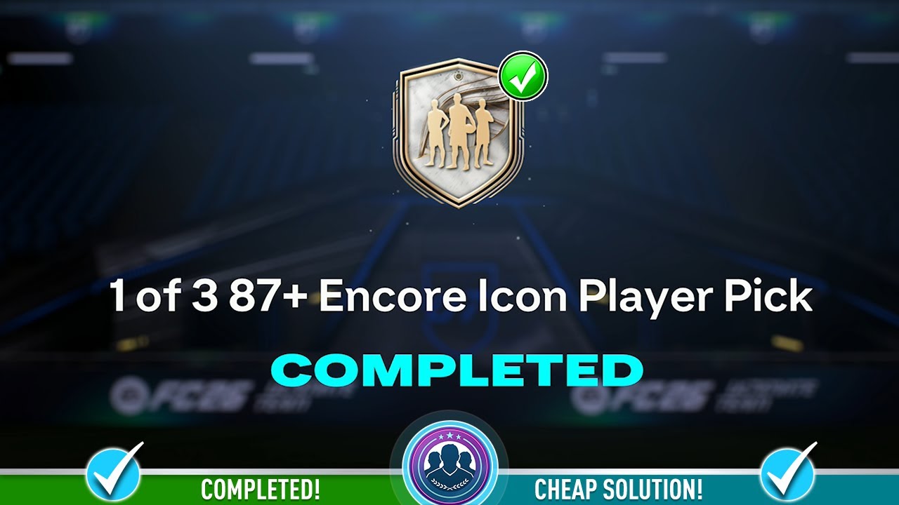 1 of 3 87+ Encore Icon Player Pick Opened - Cheap Solution & SBC Tips ...