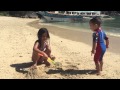 Andi and Andoy Playing in Tugawe Cove