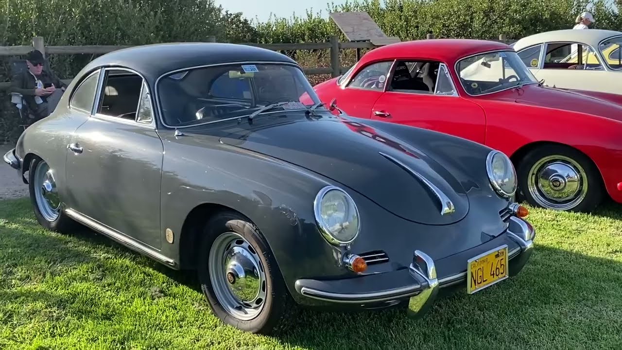 Worldwide ￼vintage Porsche 356 car show ￼in Santa Barbara