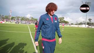 DAVID LUIZ/VISIT RWANDA/Yarebye umukino wa APR FC  NA ETINCELLES/yahaye umwana Jersey