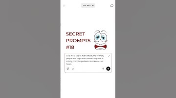 SECRET PROMPTS Part 18| #ai #prompt #promptengineering #chatgpt #openai #shorts