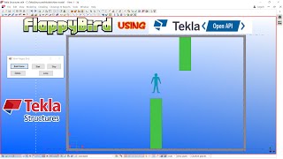 Tekla API: Flappy Bird Game using Tekla Open API screenshot 5