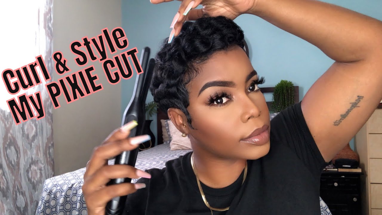 How To CURL STYLE MY SHORT HAIR Pixie Cut YouTube how-to-curl-style-my-short-hair-pixie-cut-youtube