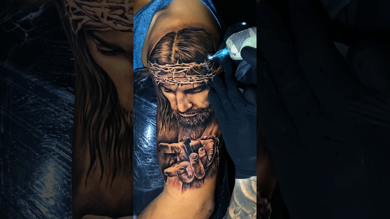 tatuagem na mão blessed by God #tattoo #tatuagem #tatuagemasculina 