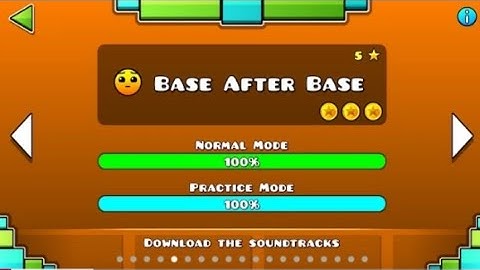 Level 5: Base After Base [All Coins] - Geometry Dash (Robtop Levels)