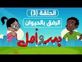 كرتون سوداني | مسلسل بدر وأمل | الحلقة (3) | الرفق بالحيوان