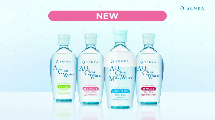 Senka all clear water micellar review năm 2024