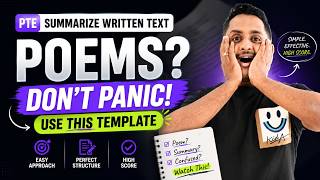 PTE Summarize Written Text: POEMS? Don’t Panic! Use This Template