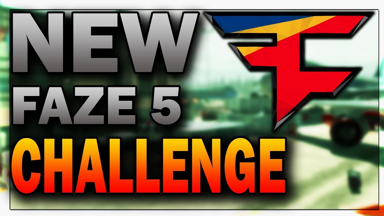 New Faze 5 Challenge! (