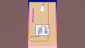 one switch and one socket connection #electrical #shorts_video #youtube_shorts #shorts #youtube