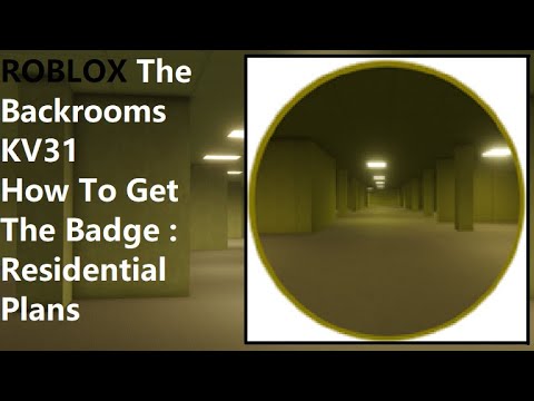 Roblox The Backrooms - KV31 [K Pixels] (How To Get The Badge ...