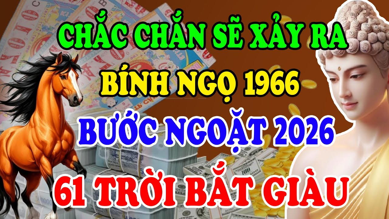 VÉN MÀN BÍ MẬT BÍNH NGỌ 1966: 3 Bước Ngoặt Năm 2026 Giúp Đổi Đời Hậu Vận Phát Tài, Tiền Của Đầy Nhà