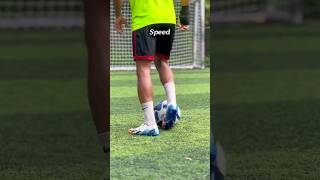 3 Different Dribbling Techniques⚡️⚽️ #football #tutorial #soccer #futbol #shorts #footballskills