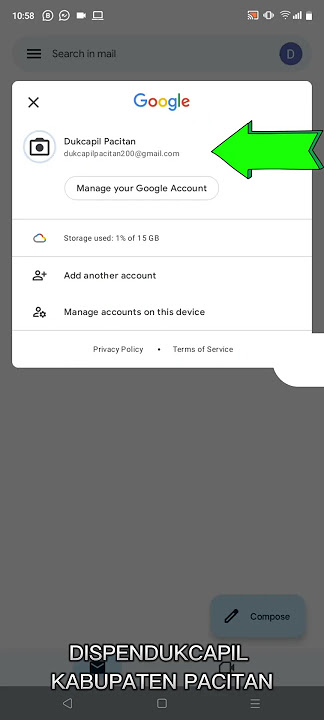 Cara Mencari Alamat Email di HP Android