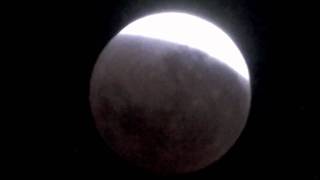 Eclipse of the moon, Sydney Australia, 10 Dec 2011